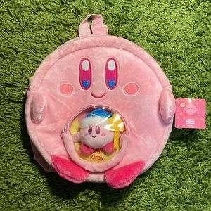 Kirby Muteki! Suteki! Closet Backpack with Kirby Keychain NWT